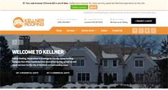 Desktop Screenshot of kellnerroofing.com